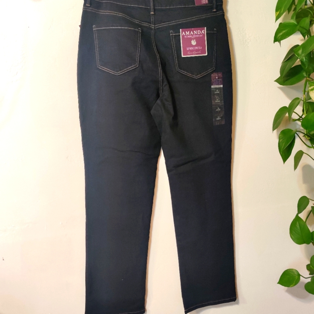 Gloria Vanderbilt Amanda Dark Blue 18 New